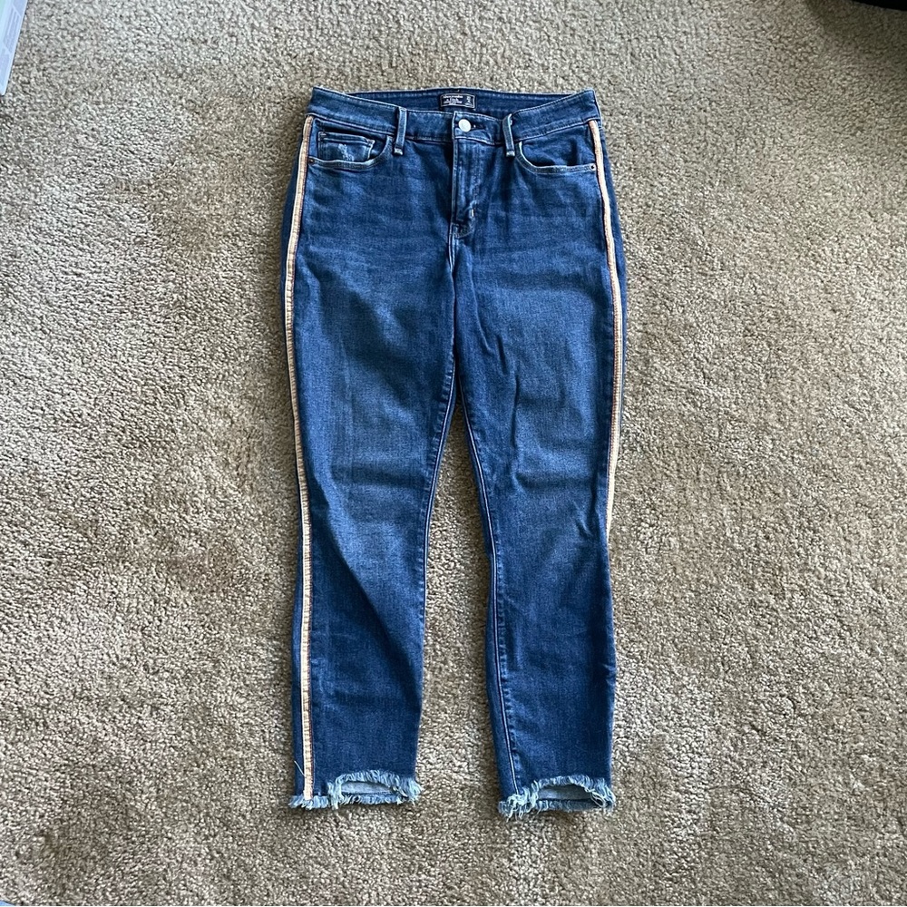 Abercrombie & Fitch Harper Low Rise Ankle Jeans 27 or 4